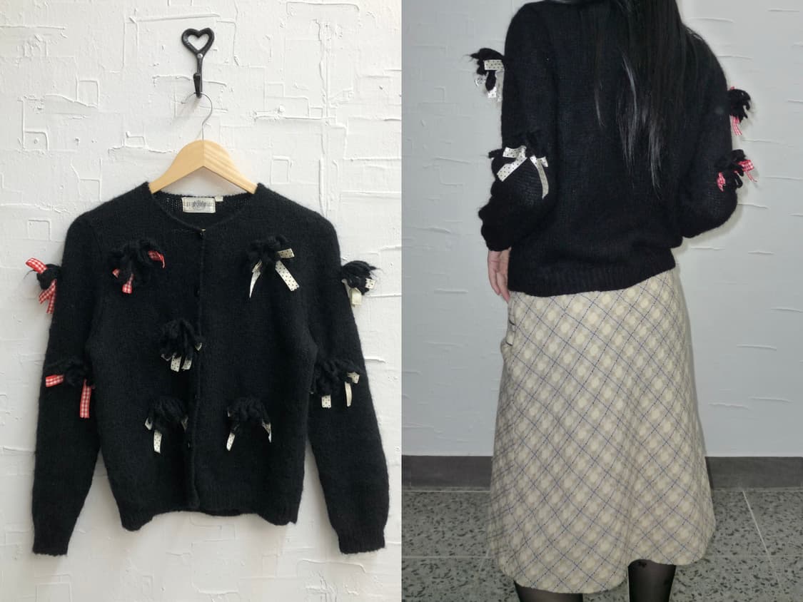 Cute knot cardigan 상품이미지3