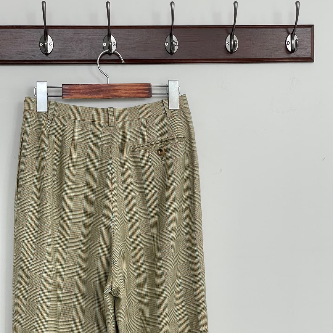 버버리 체크 더블 블레이저 팬츠 바지 셋업 상품이미지7