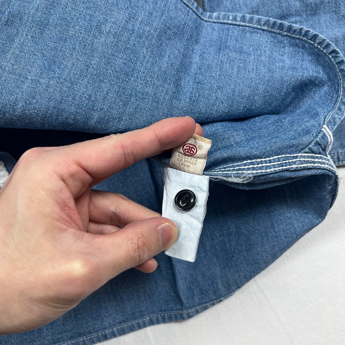 스투시 stussy 샴브레이 데님셔츠 남방 상품이미지10