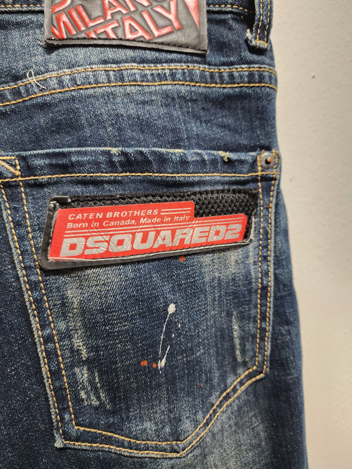 Dsquared2 디스퀘어드 레드패치 쿨가이진 데님 상품이미지5