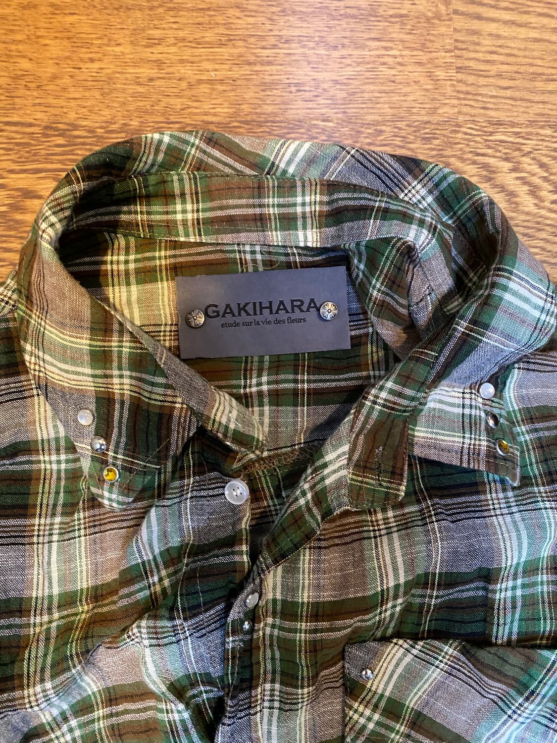 가키하라 체크셔츠 os 상품이미지2