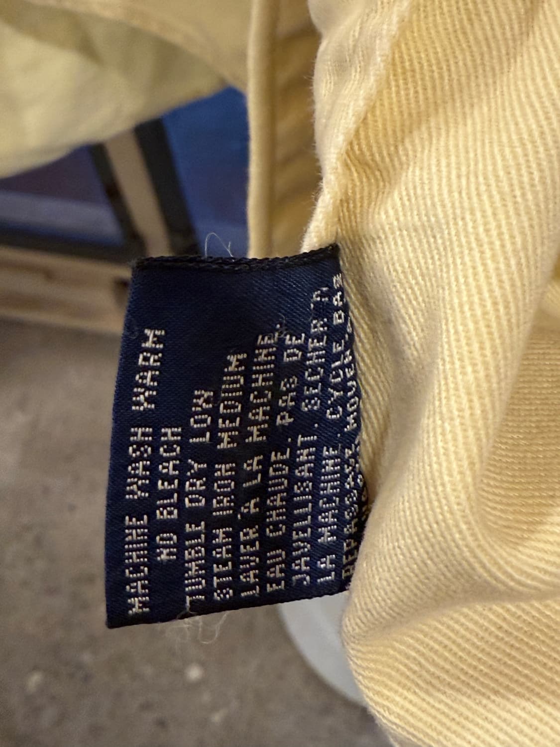 폴로 랄프로렌 블루포니 옐로우 셔츠 상품이미지3