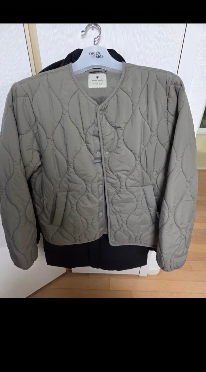 스노우피크 경량 퀼팅자켓 가디건 다크카키 상품이미지1