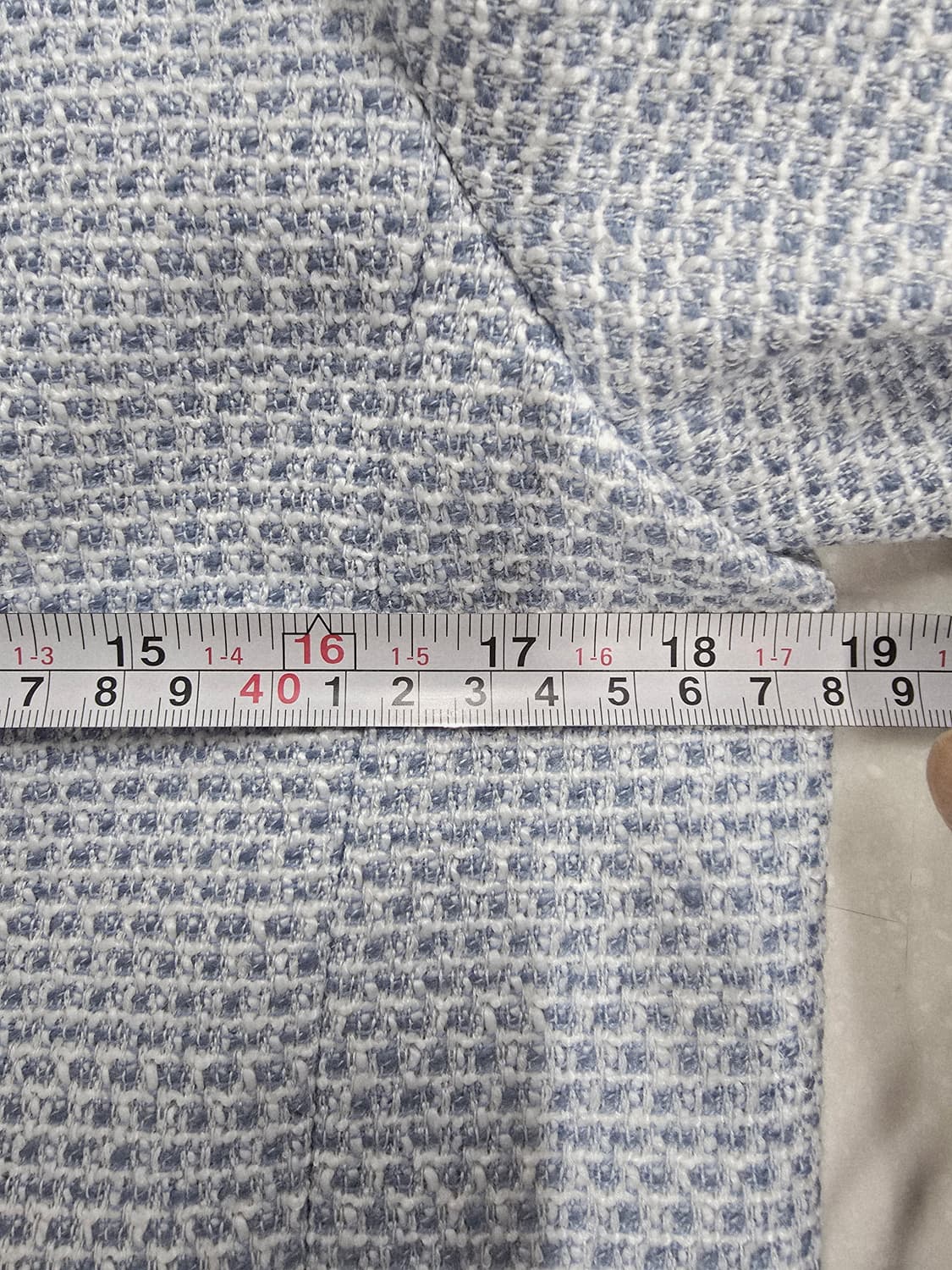 로엠 트위드 크롭 자켓 블루85 상품이미지8