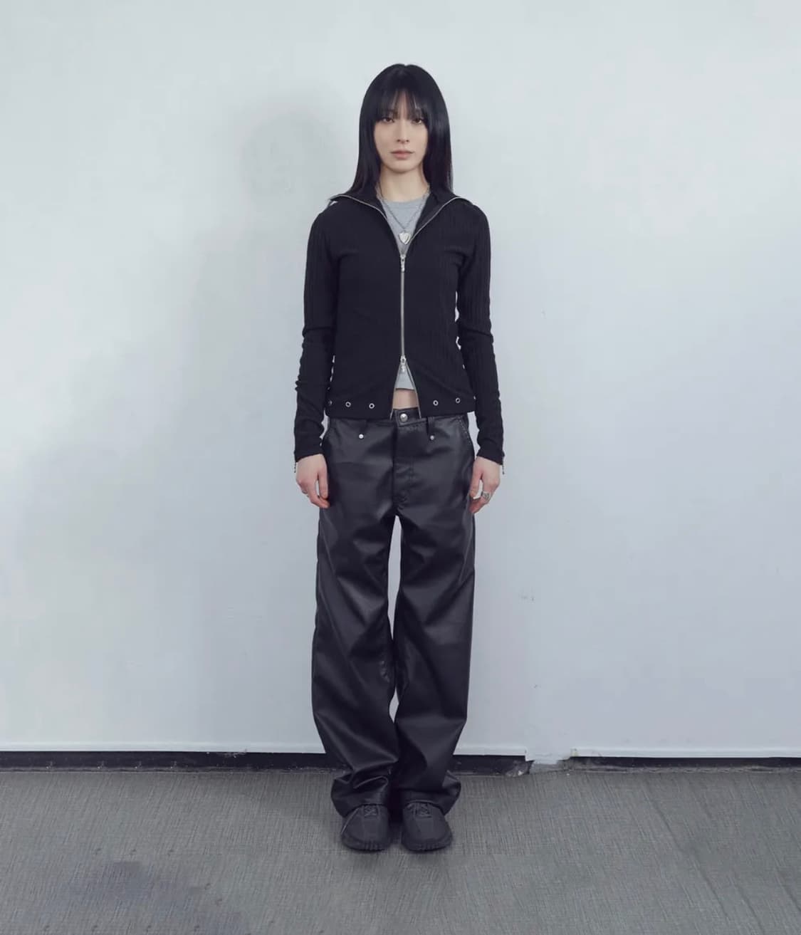 탄산X설라노 레더팬츠 상품이미지2