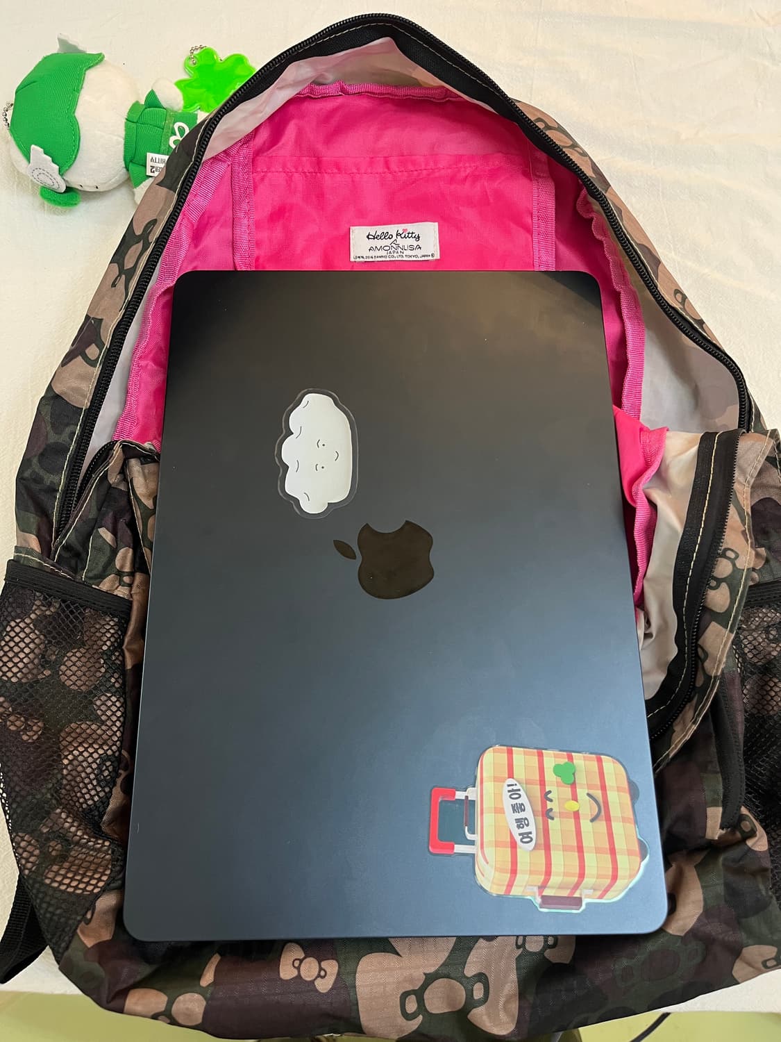 2016 밀리터리 키티 패턴 접이식 백팩 🎒 상품이미지5