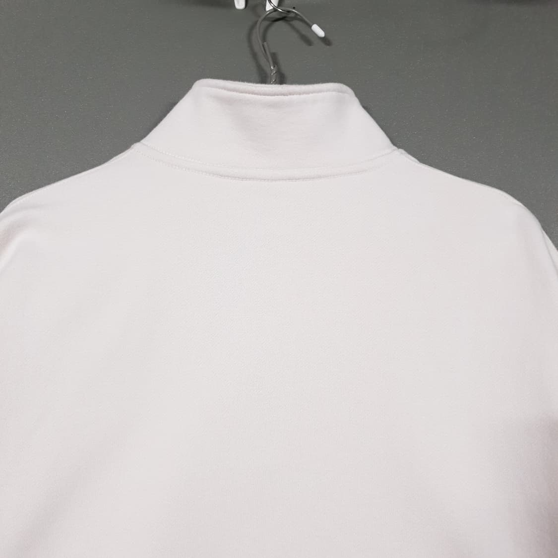 2XL (110) 나이키 솔로 스우시 쿼터집 탑 하프집업 맨투맨 본화이트 상품이미지10