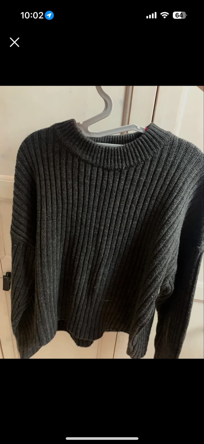 차콜 니트 상품이미지1