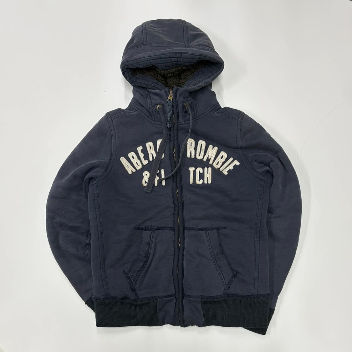 아베크롬비 y2k 울프죠 퍼 자켓 걸즈 대장급 후드집업 희귀져지(S) 상품이미지2