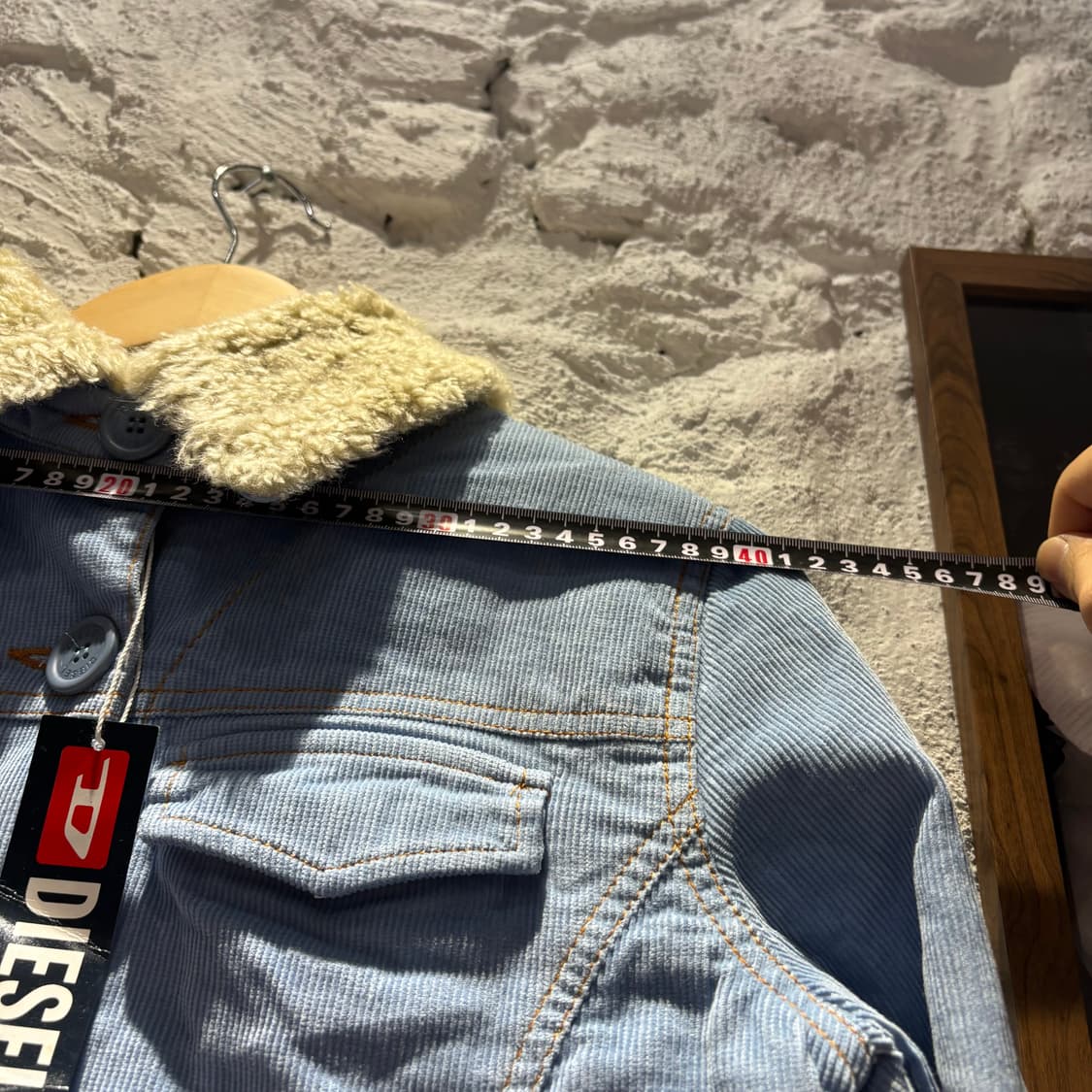 새상품) 디젤 코듀로이 쉐르파 자켓 데드스탁 상품이미지10