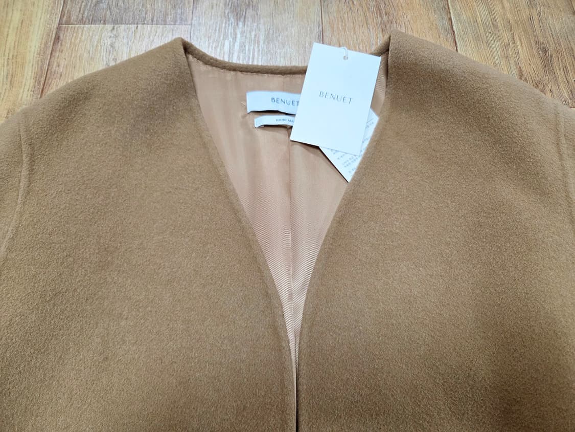 베뉴엣(BENUET) 캐시울 have 해브 코트 프리사이즈 새상품 상품이미지6