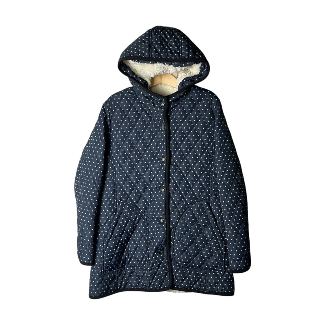 [JPN] 빈티지 퀼팅 도트 자켓 (플리스안감) 상품이미지1