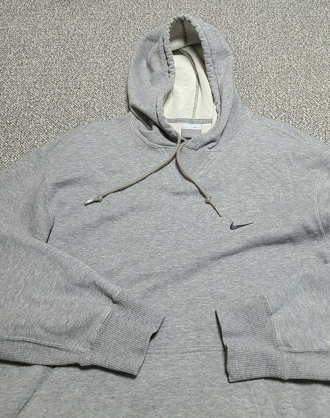 나이키 솔로 스우시 후드티 회색 100  L 상품이미지3