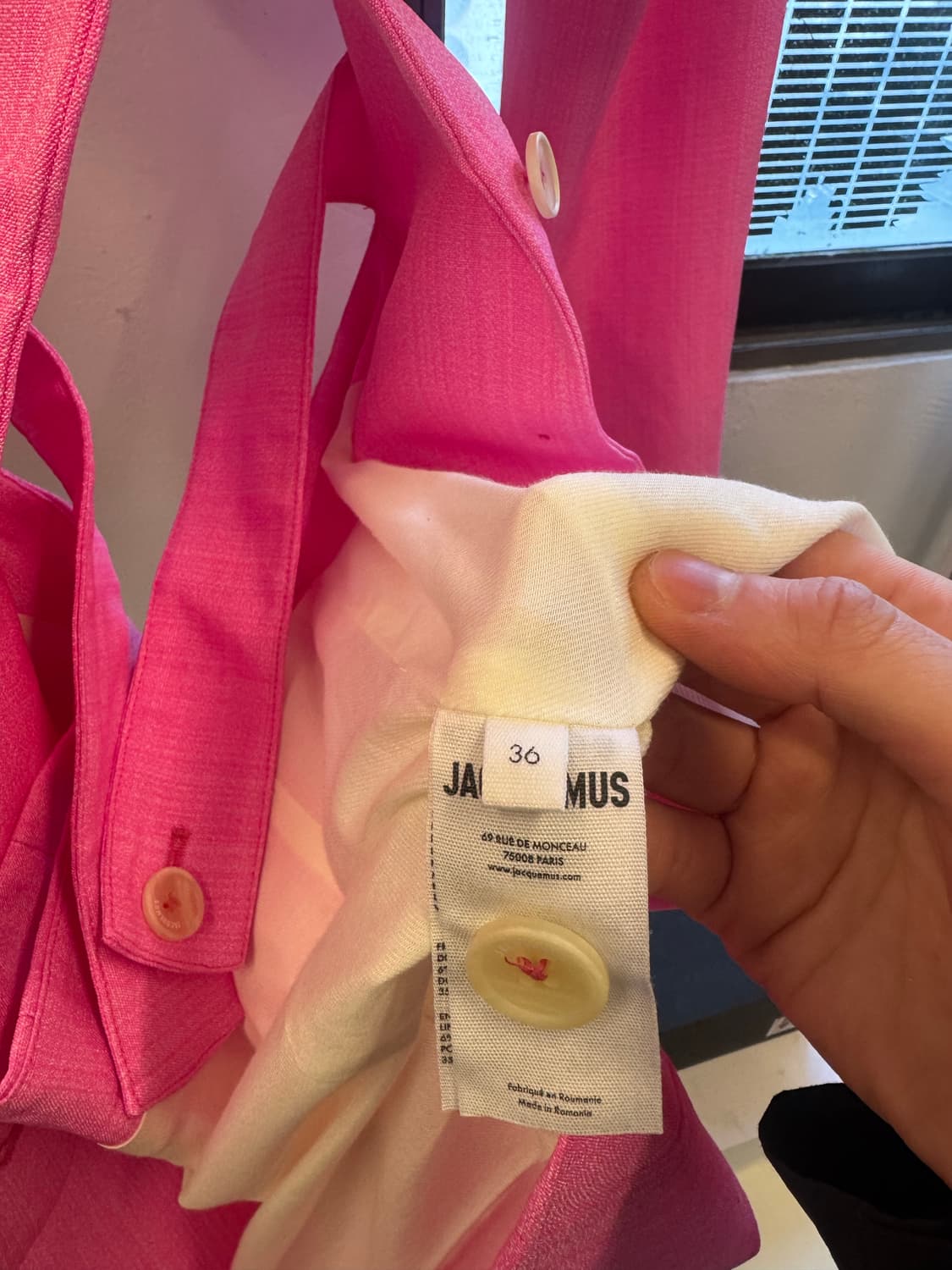 자크뮈스 르 라피아 컷 아웃 블레이저 드레스 (2023ss) 상품이미지5