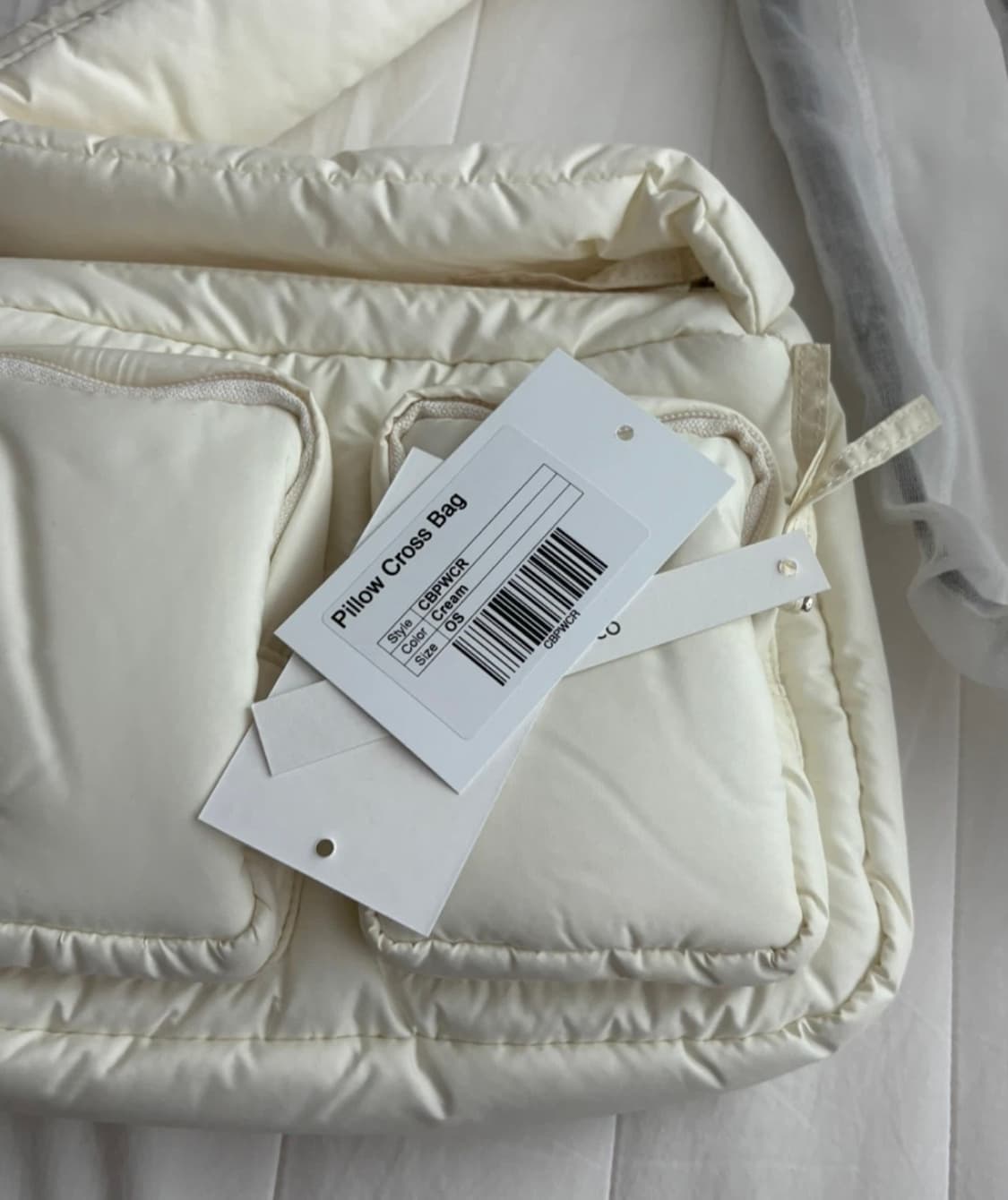 기준 kijun 필로우 크로스백 크림 상품이미지4