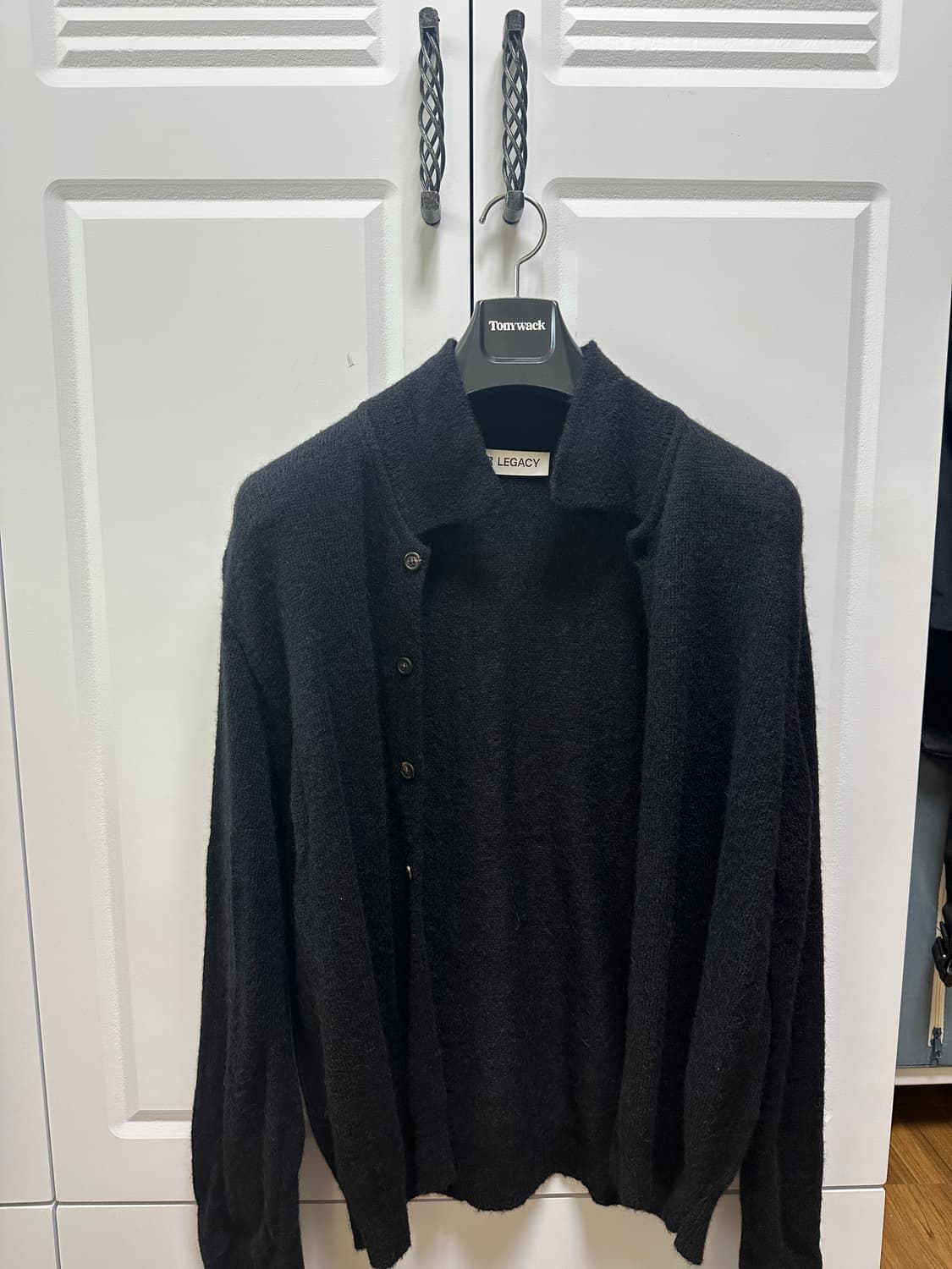 (48/black) 아워레거시 이브닝 폴로 가디건 상품이미지1