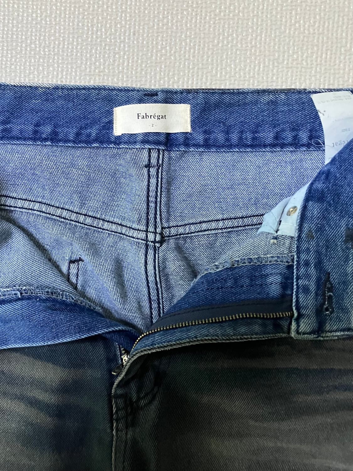 derek 더스트 스프레이 데님 팬츠 (더티 블랙) 2size 상품이미지4