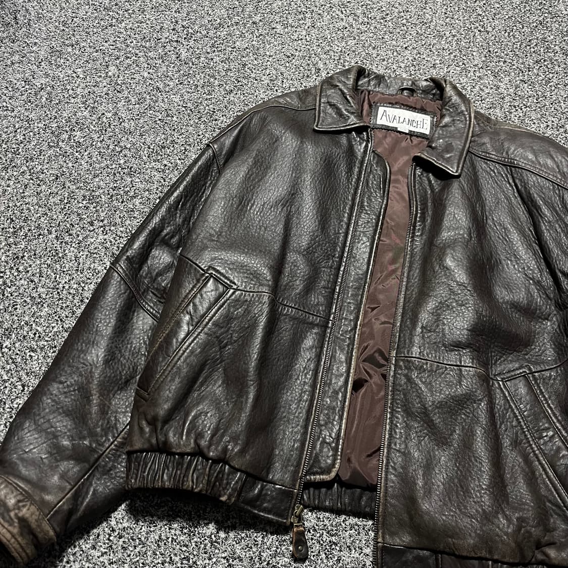 vintage leather jacket  상품이미지3