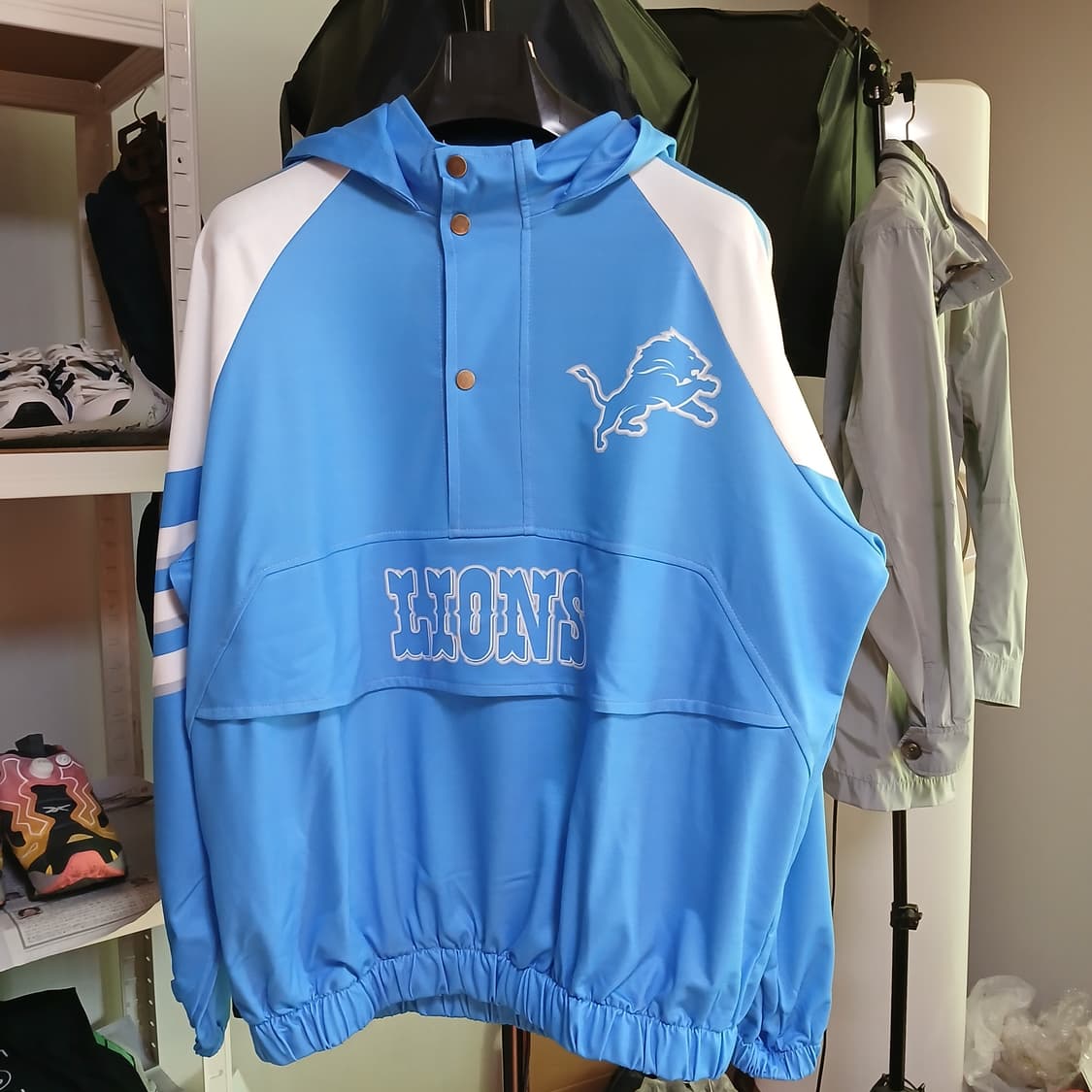 lions 라이온스 아노락 오버핏 져지 후드 스트릿 상품이미지5