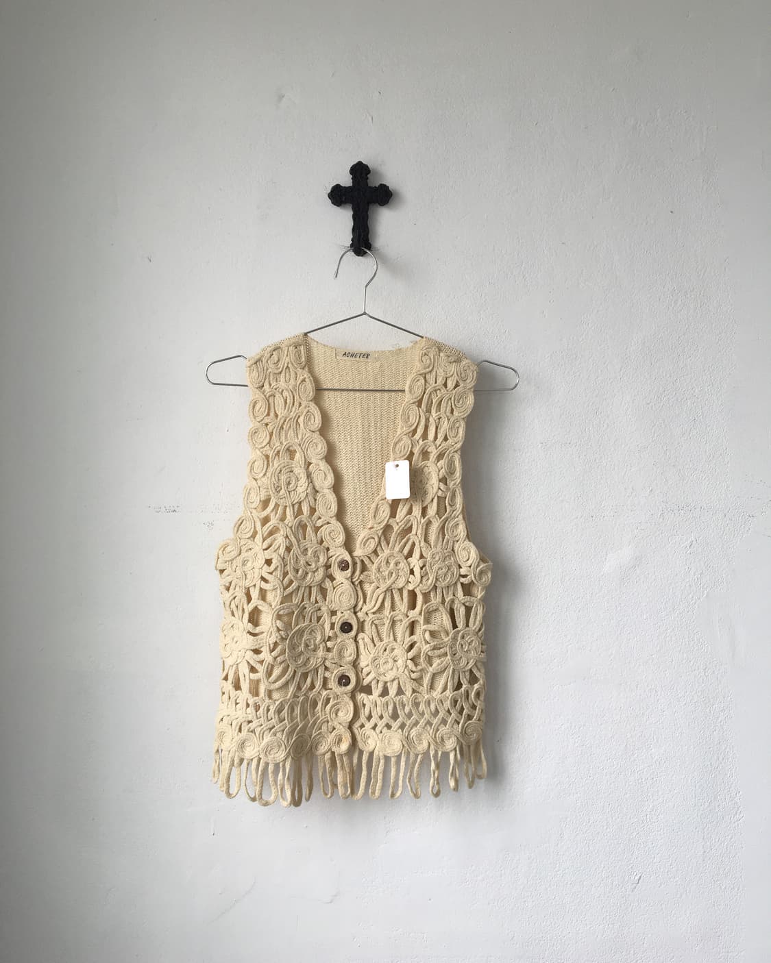 Fringe point crochet vest 상품이미지2