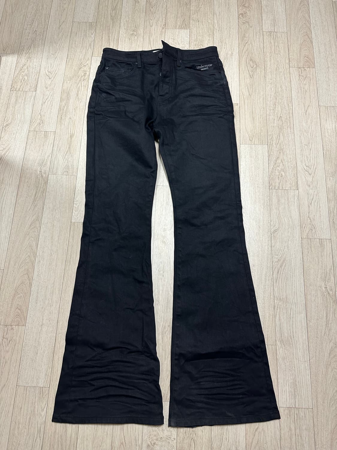 Undermycar Mu.30 Flare Black Jeans 상품이미지3