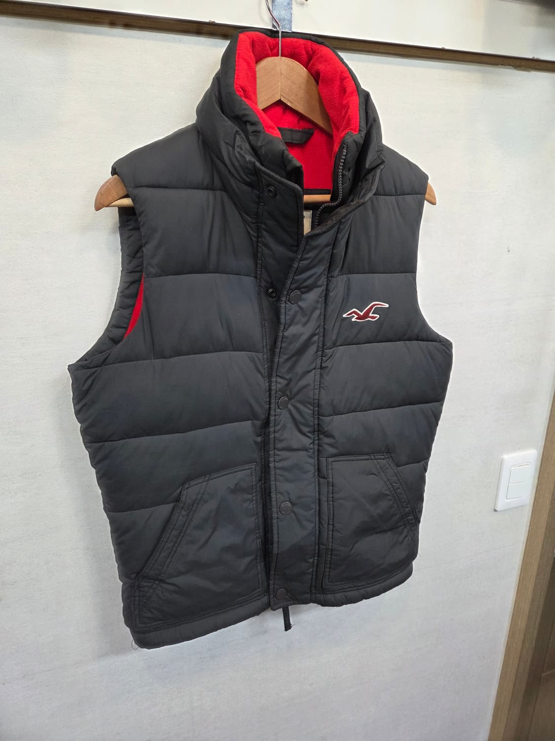 홀리스터 안감플리스 패딩조끼 s m 상품이미지5