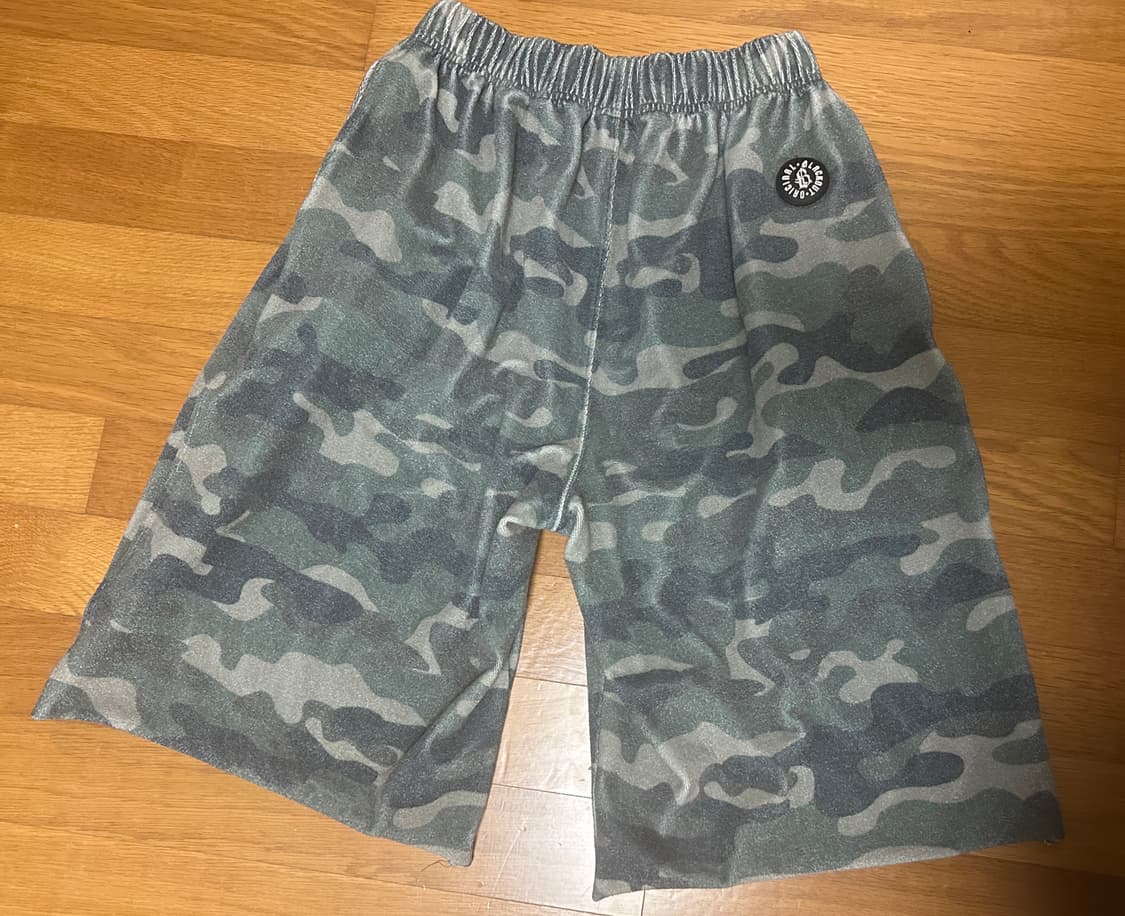 [L] 블랙아웃 카모 테리 쇼츠 반바지 상품이미지2
