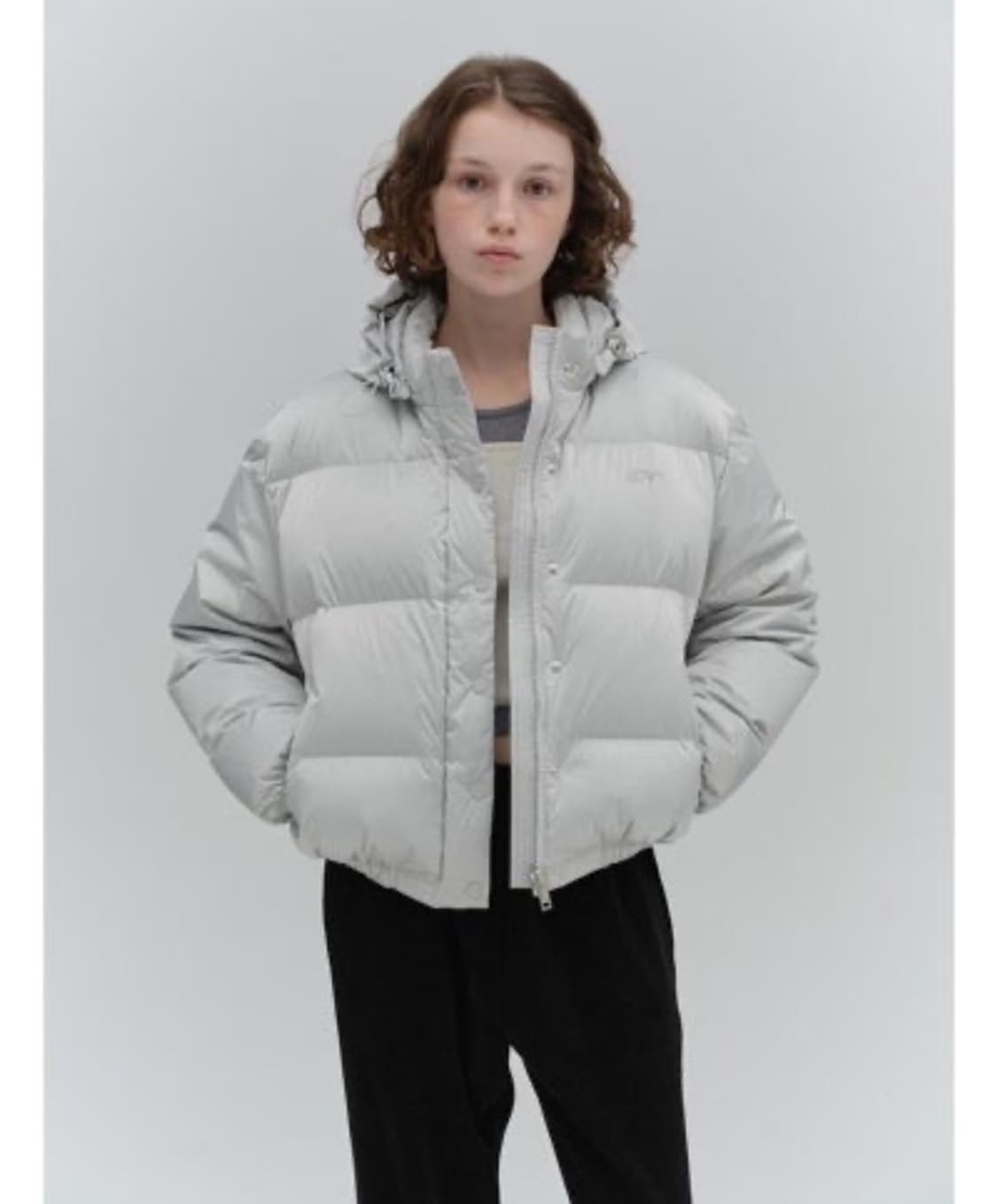 타낫 푸퍼 자켓 패딩 실버 상품이미지2