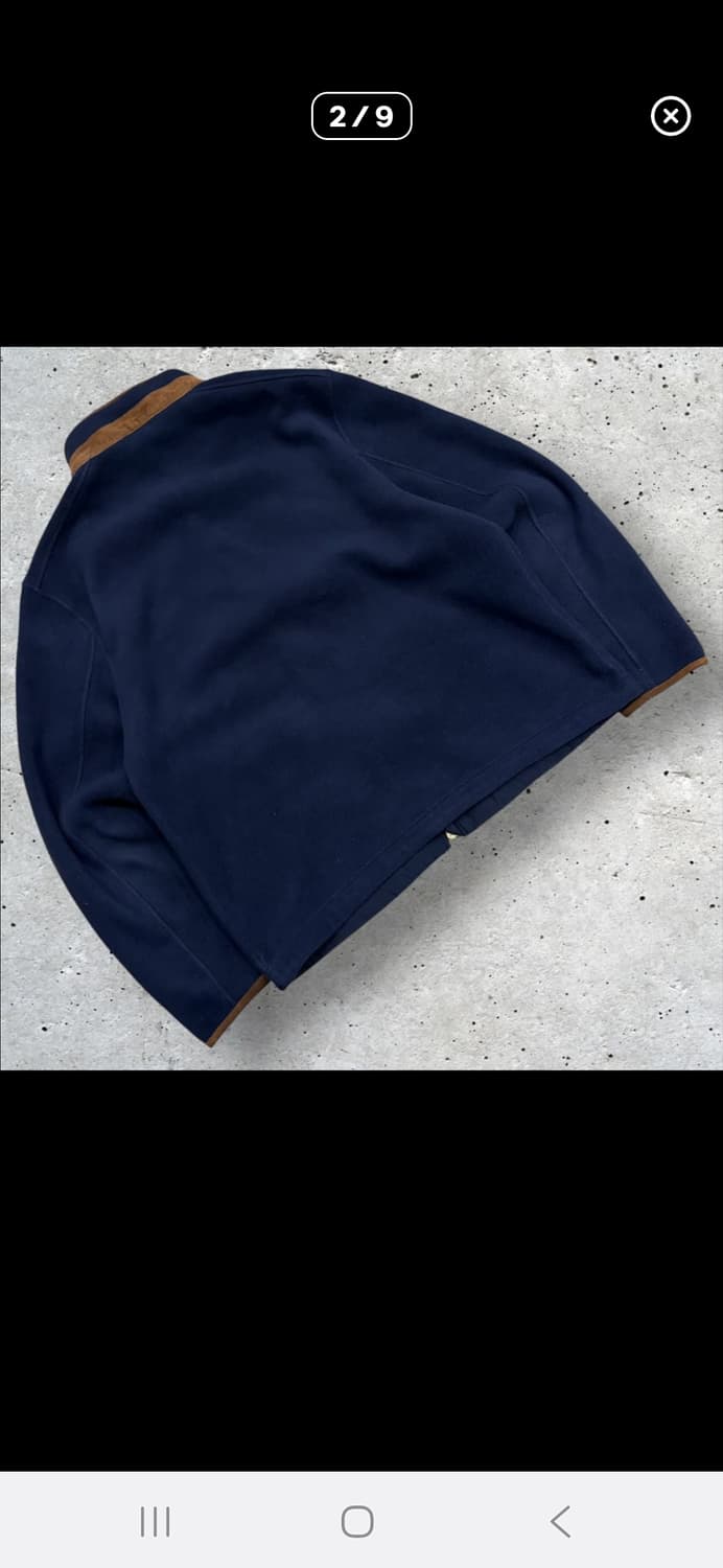 [XL] 90s 폴로랄프로렌 헌팅 플랩 버튼 네이비 플리스 자켓 상품이미지8