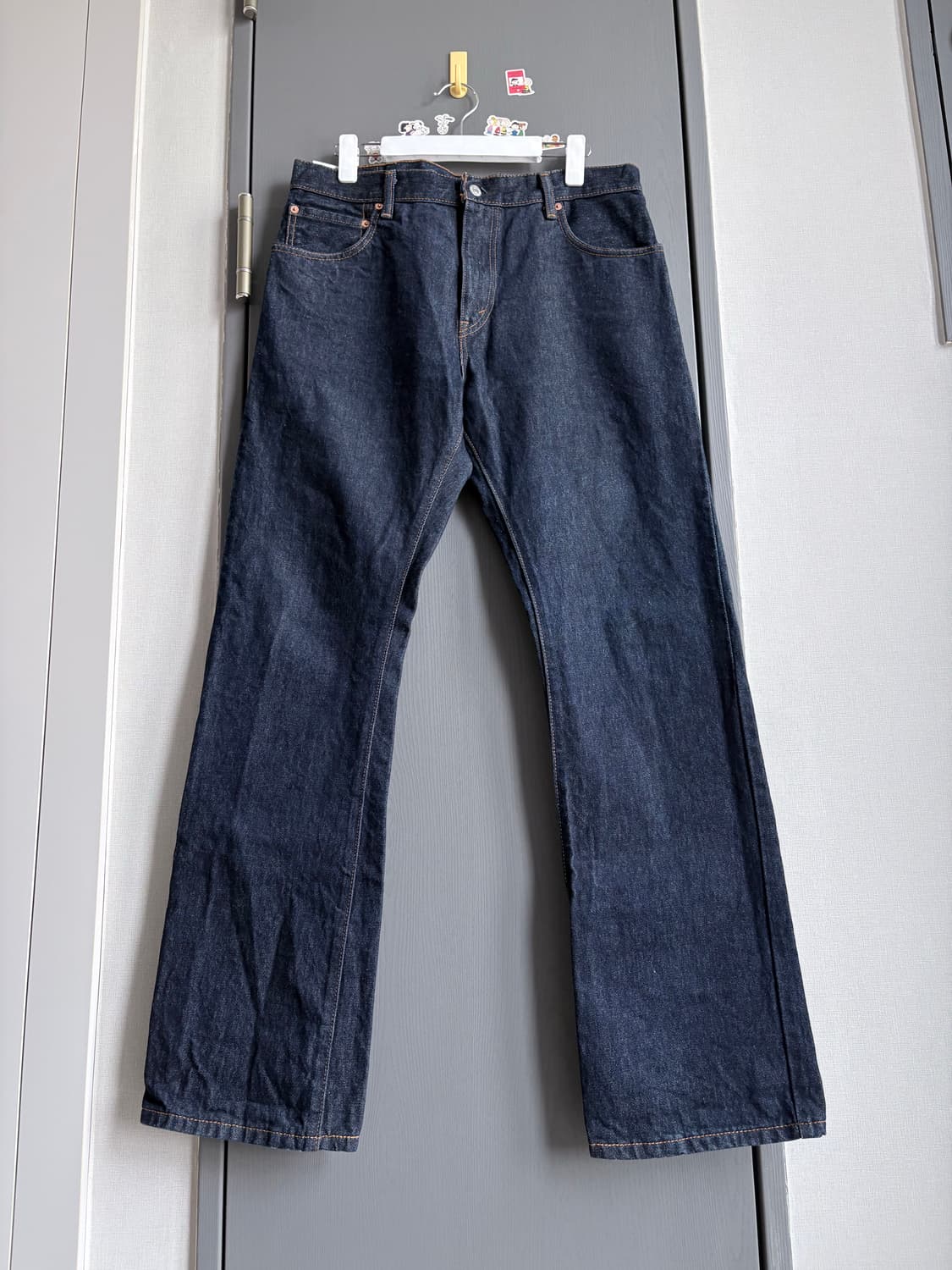 (33x32) 리바이스 517 진청 인디고 생지 데님 상품이미지1