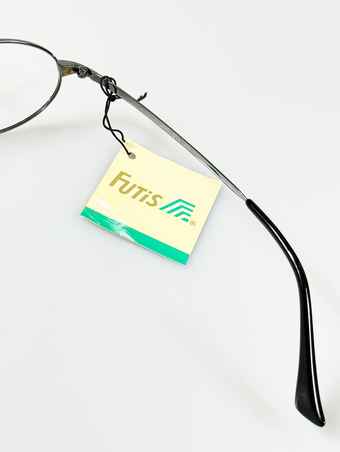 90s FUTIS 건메탈 슬림 오벌 프레임 빈티지 안경 상품이미지6