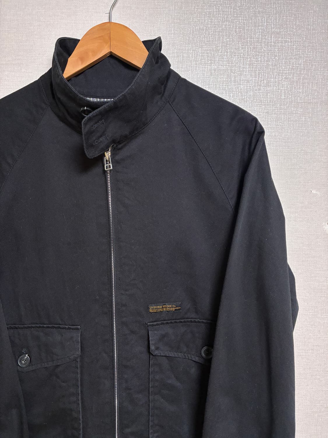 빈티지 유니폼브릿지 자켓 블랙 XL 상품이미지1
