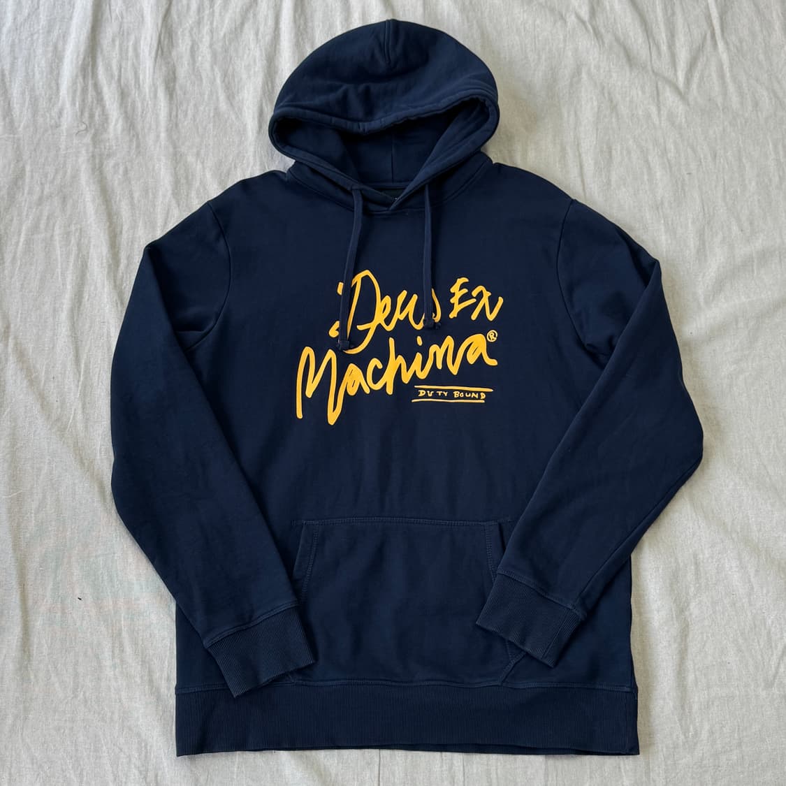 데우스엑스마키나 네이비 후드 XL 상품이미지1