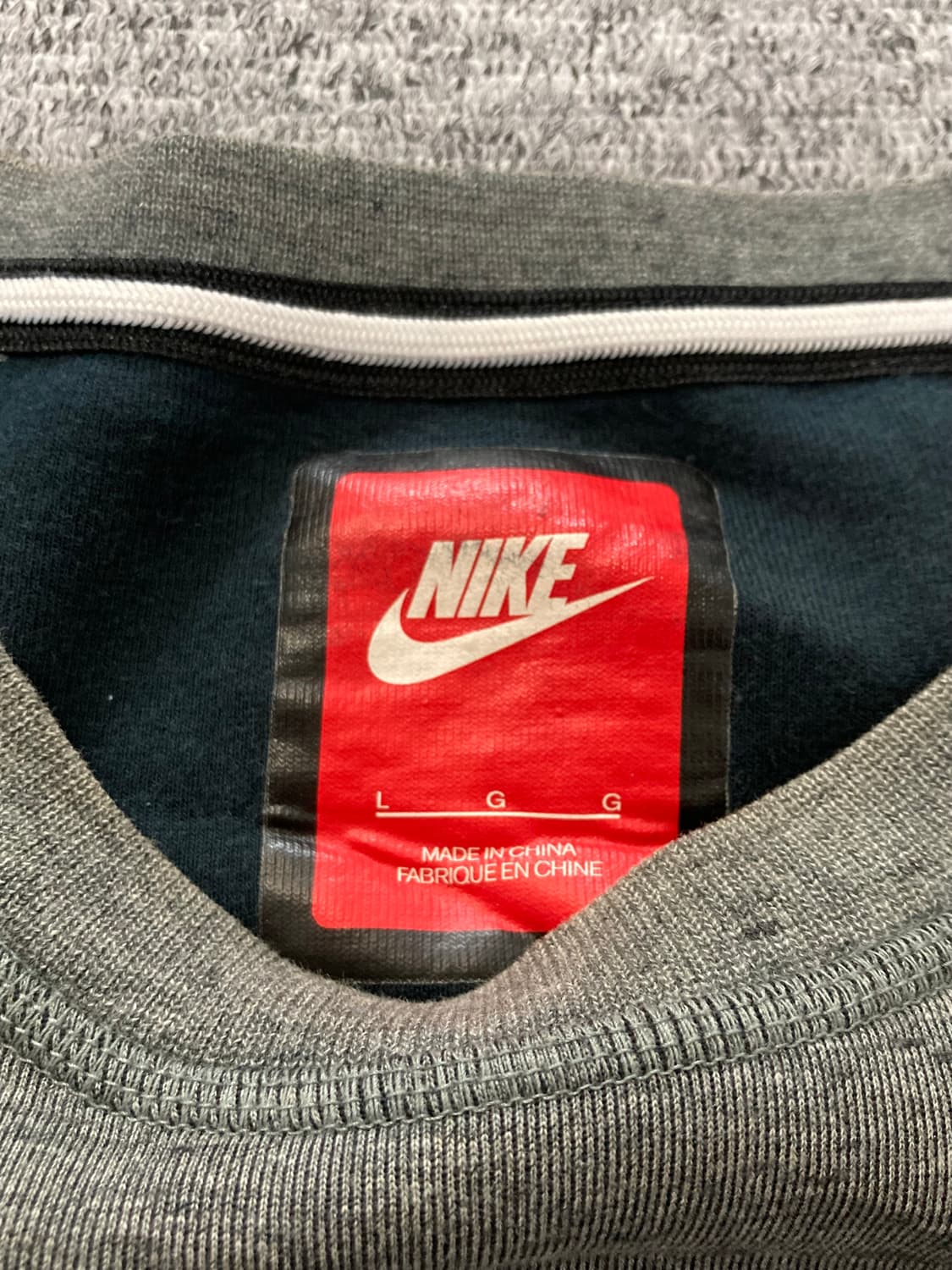 나이키 테크 플리스 맨투맨 L 그레이 상품이미지3