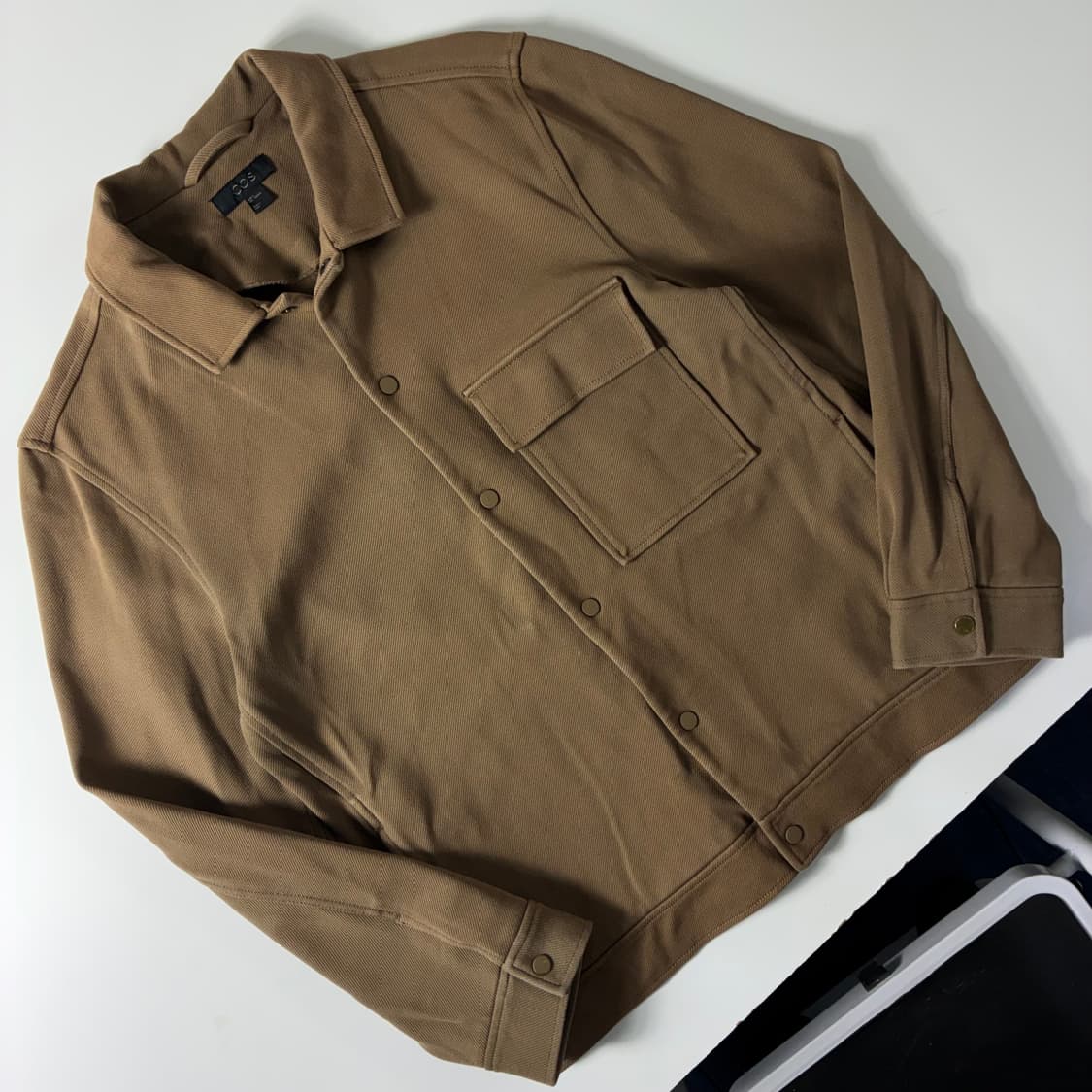 Cos  코스 브라운 코튼 트윌 셔츠 자켓  상품이미지2