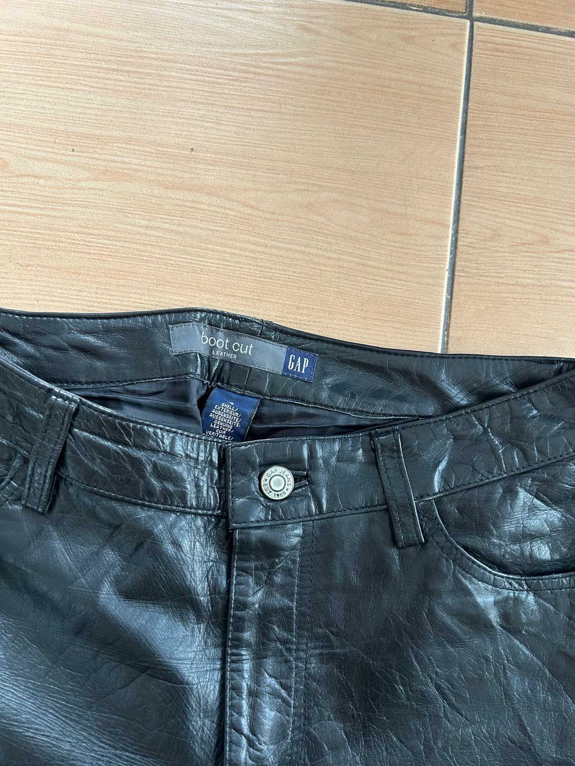 00’s Gap 레더 부츠컷 상품이미지2