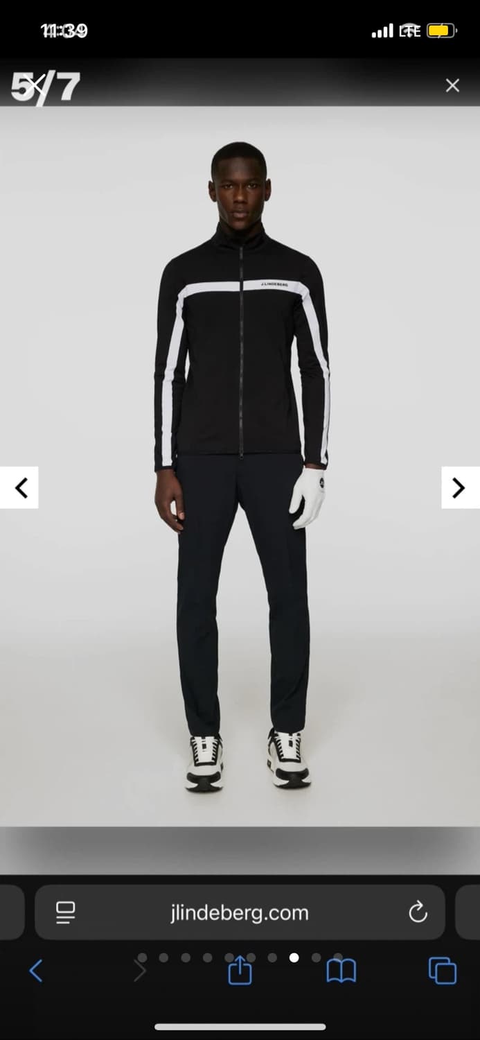 [매장정품] 제이린드버그 자비스 미드 레이어 골프 자켓 M (약기모) 상품이미지10