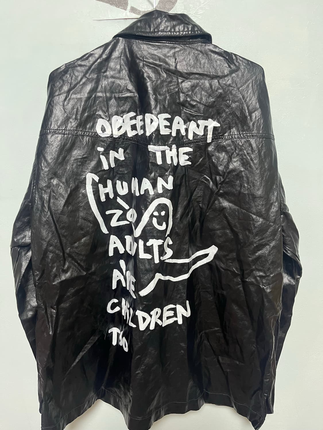 마크곤잘레스 블랙 인조 가죽자켓 상품이미지4