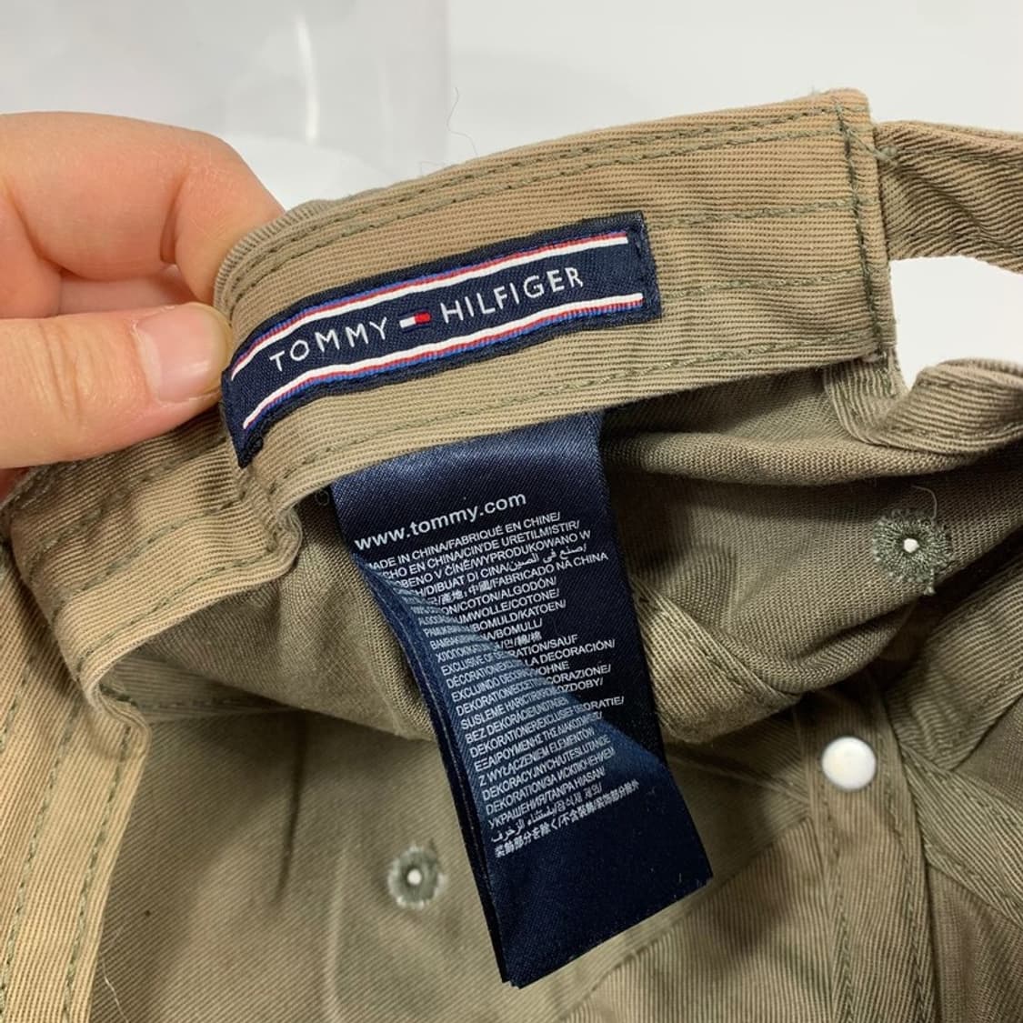 타미힐피거 클래식 스몰 로고 볼캡 상품이미지5