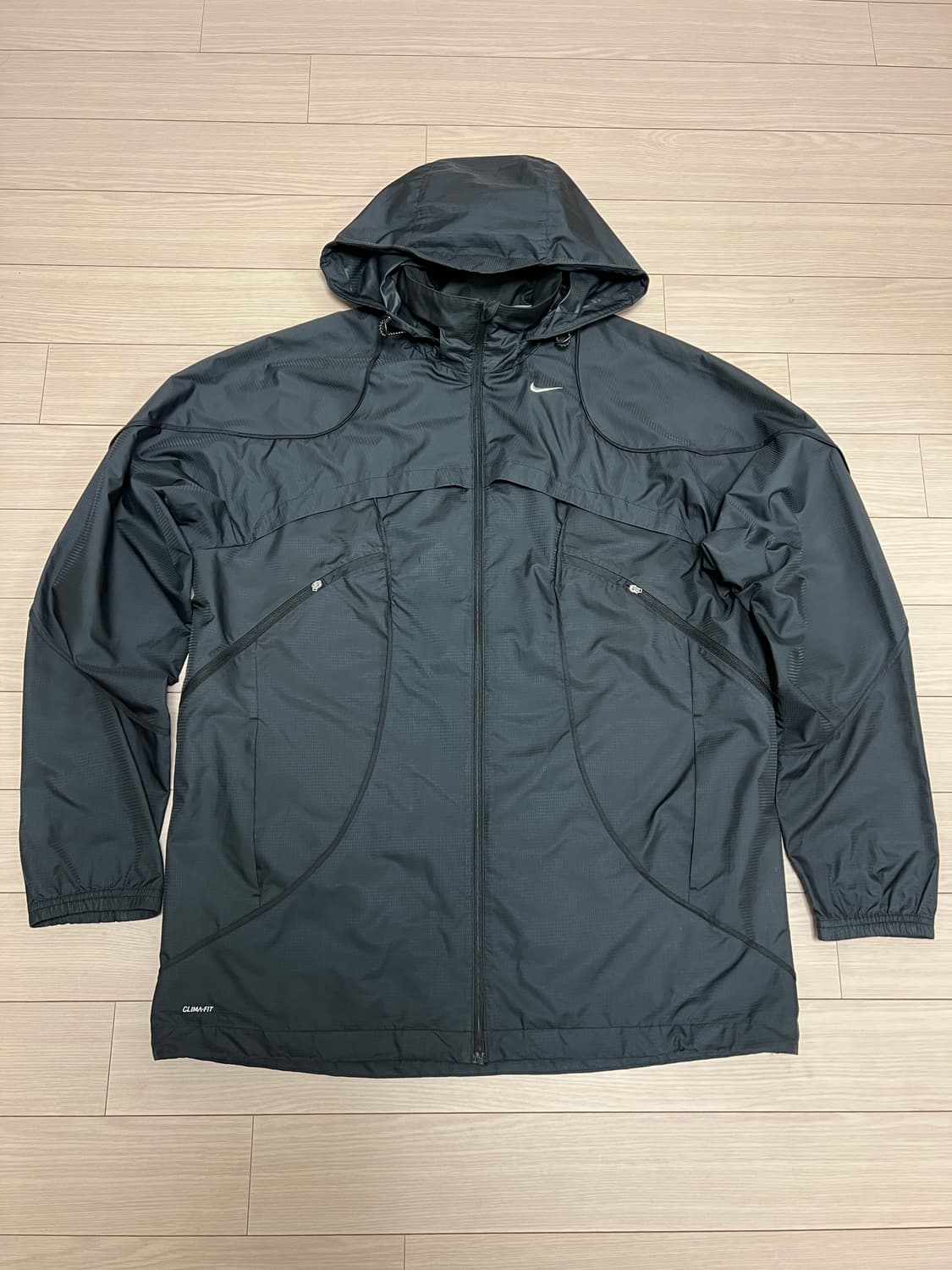 나이키 CLIMA-FIT 후드 바람막이 자켓 블랙 / XXL 상품이미지1