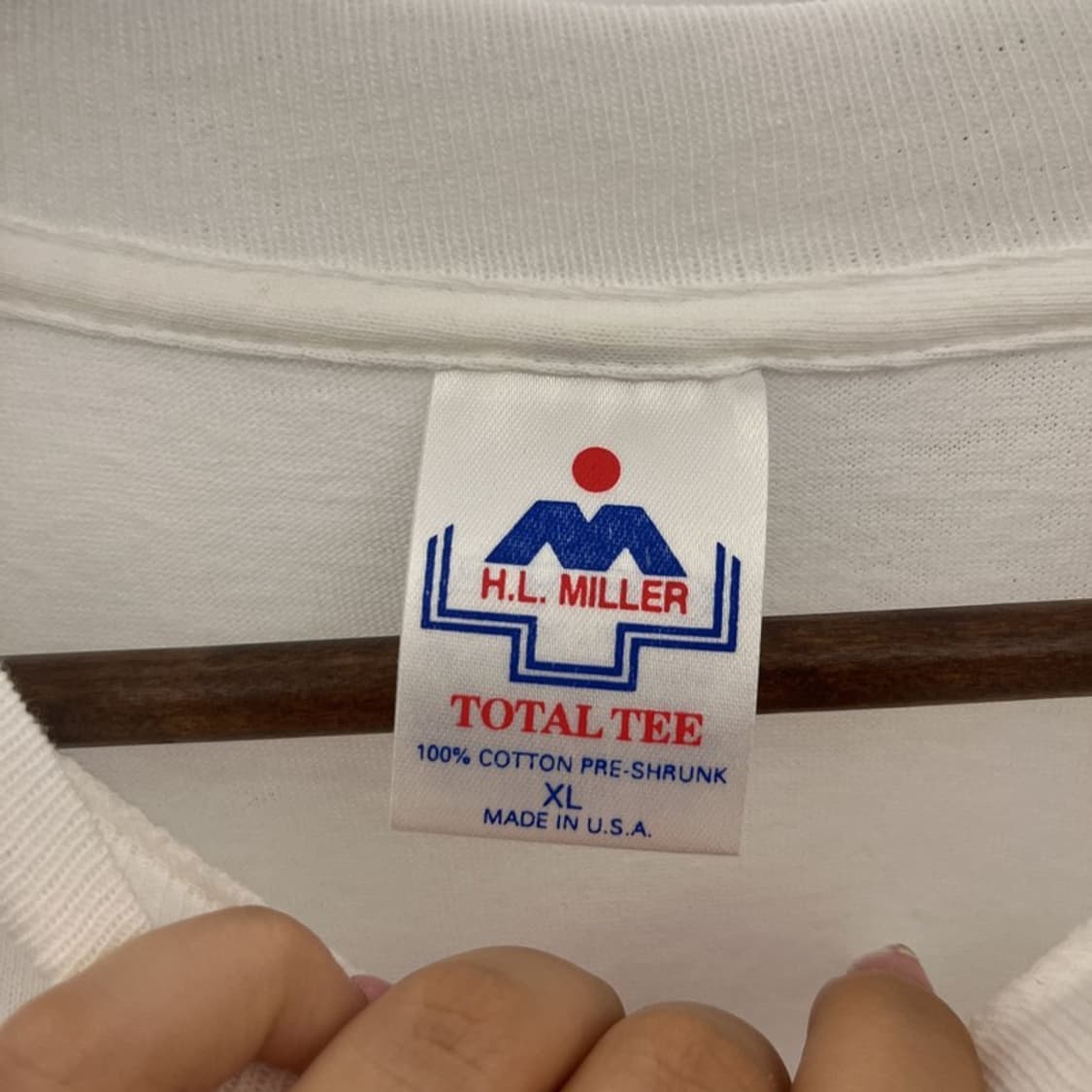 빈티지 USA 캐주얼 레인보우 레터링 로고 반팔티 XL C12338 상품이미지5