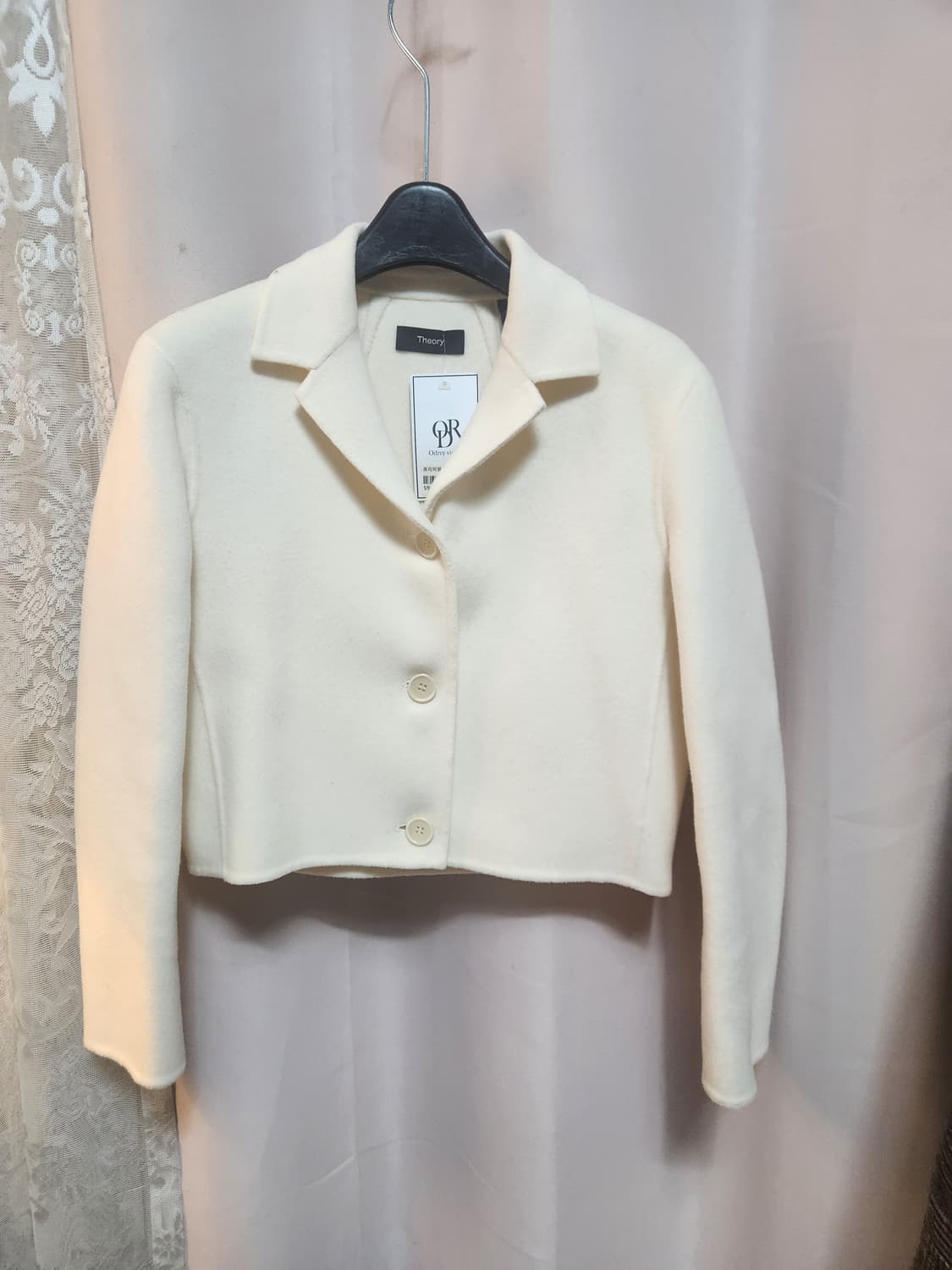Theory 띠어리 핸드메이드아이보리 크롭 자켓 상품이미지1