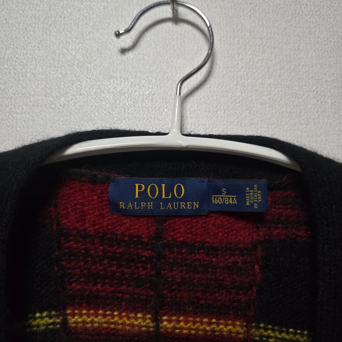 폴로랄프로렌 타탄체크 알파카 가디건/ 남성 가디건/ 여성 가디건  상품이미지2