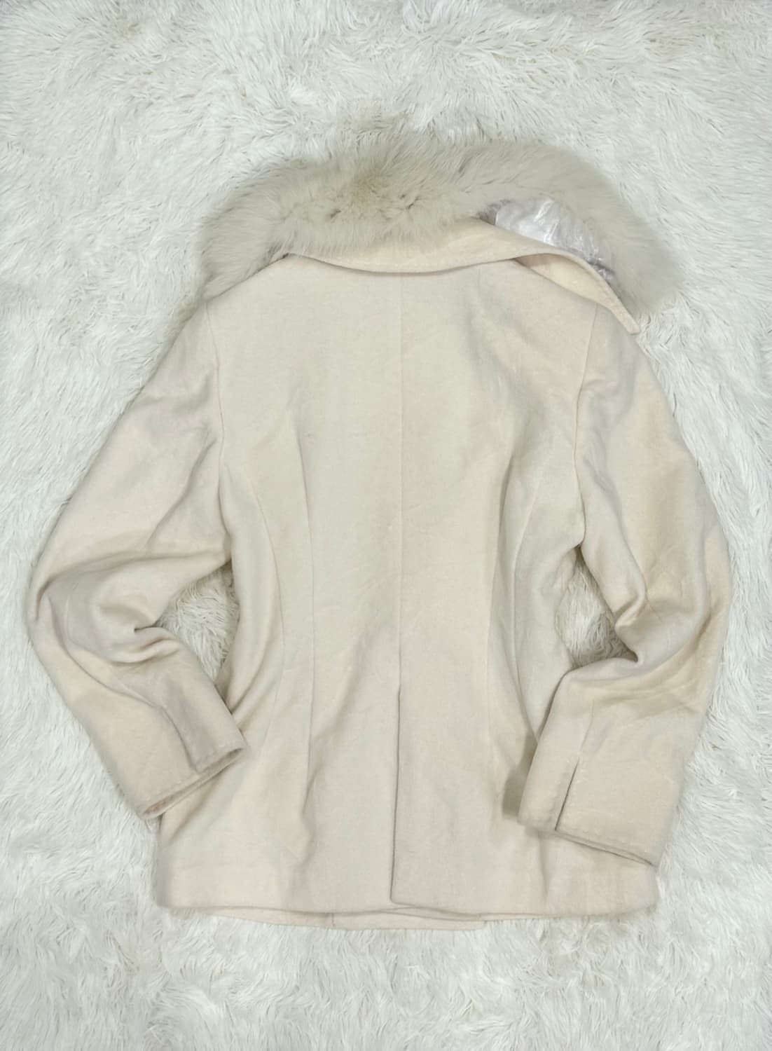 아이보리 갸루 코트 핀터깔 상품이미지2