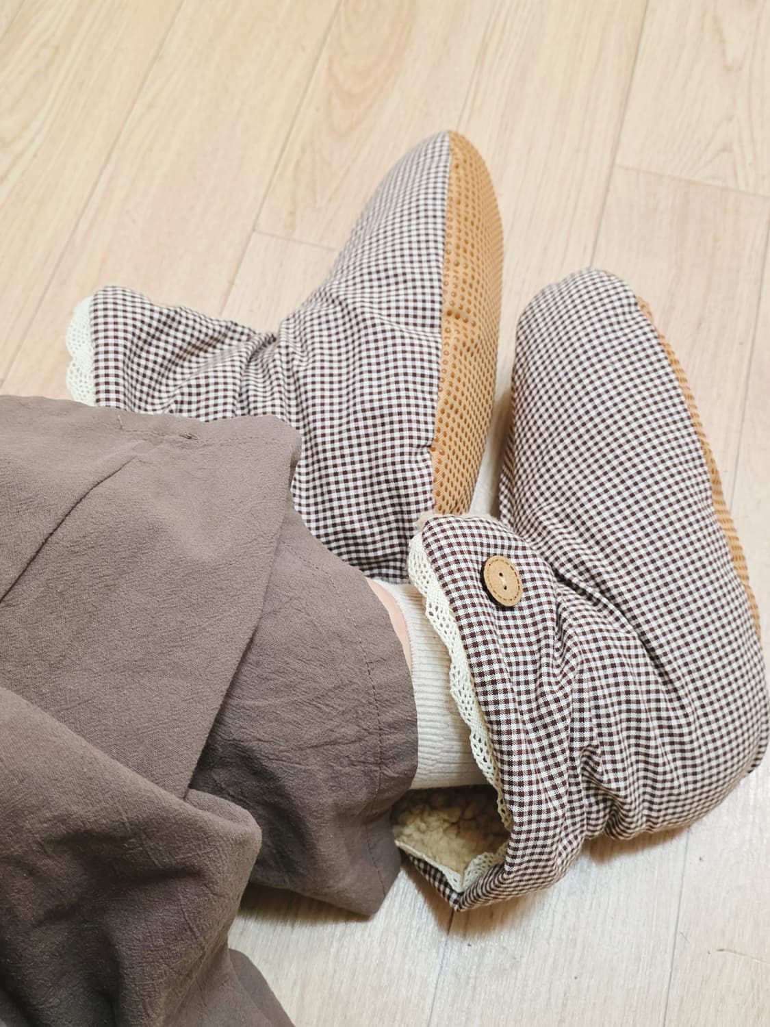 핸드메이드 룸슈즈 룸부츠 슬리퍼 홈웨어 상품이미지1