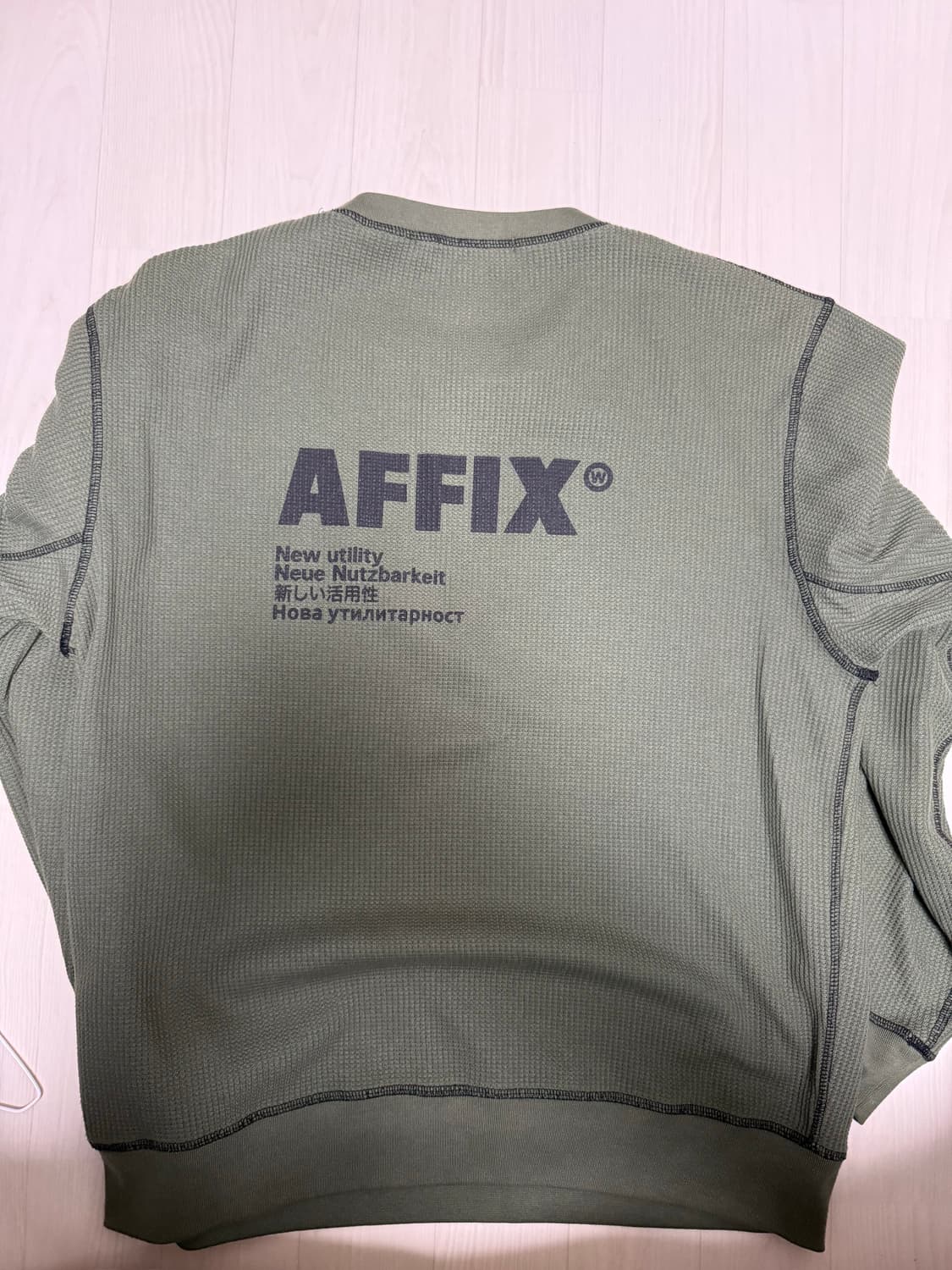 [판매] (XL) Affix 와플 로고 스웻셔츠 상품이미지5