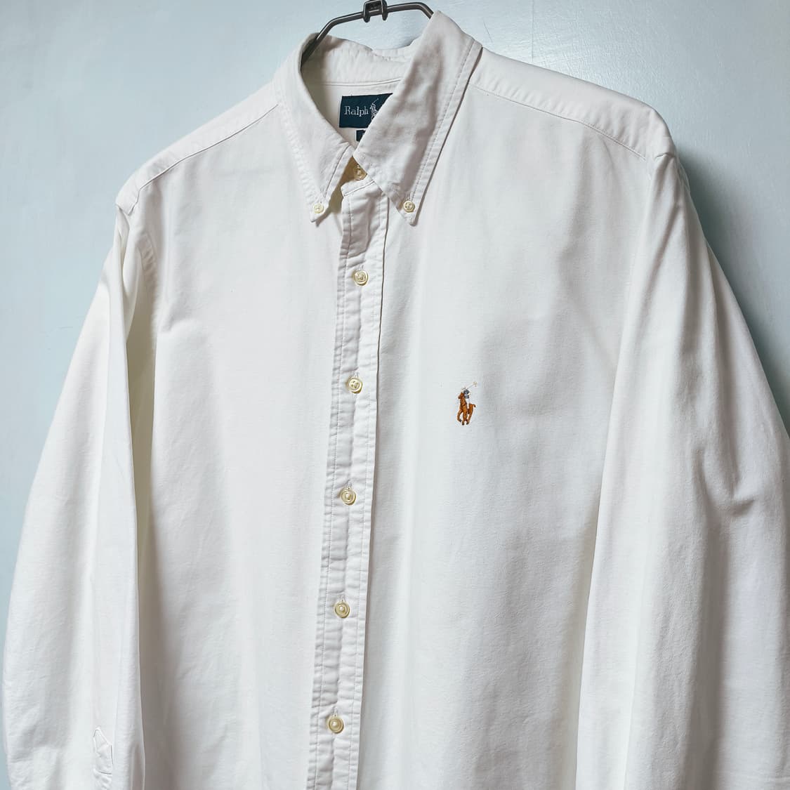 [XL] 폴로 랄프로렌 화이트 옥스포드 셔츠 상품이미지1
