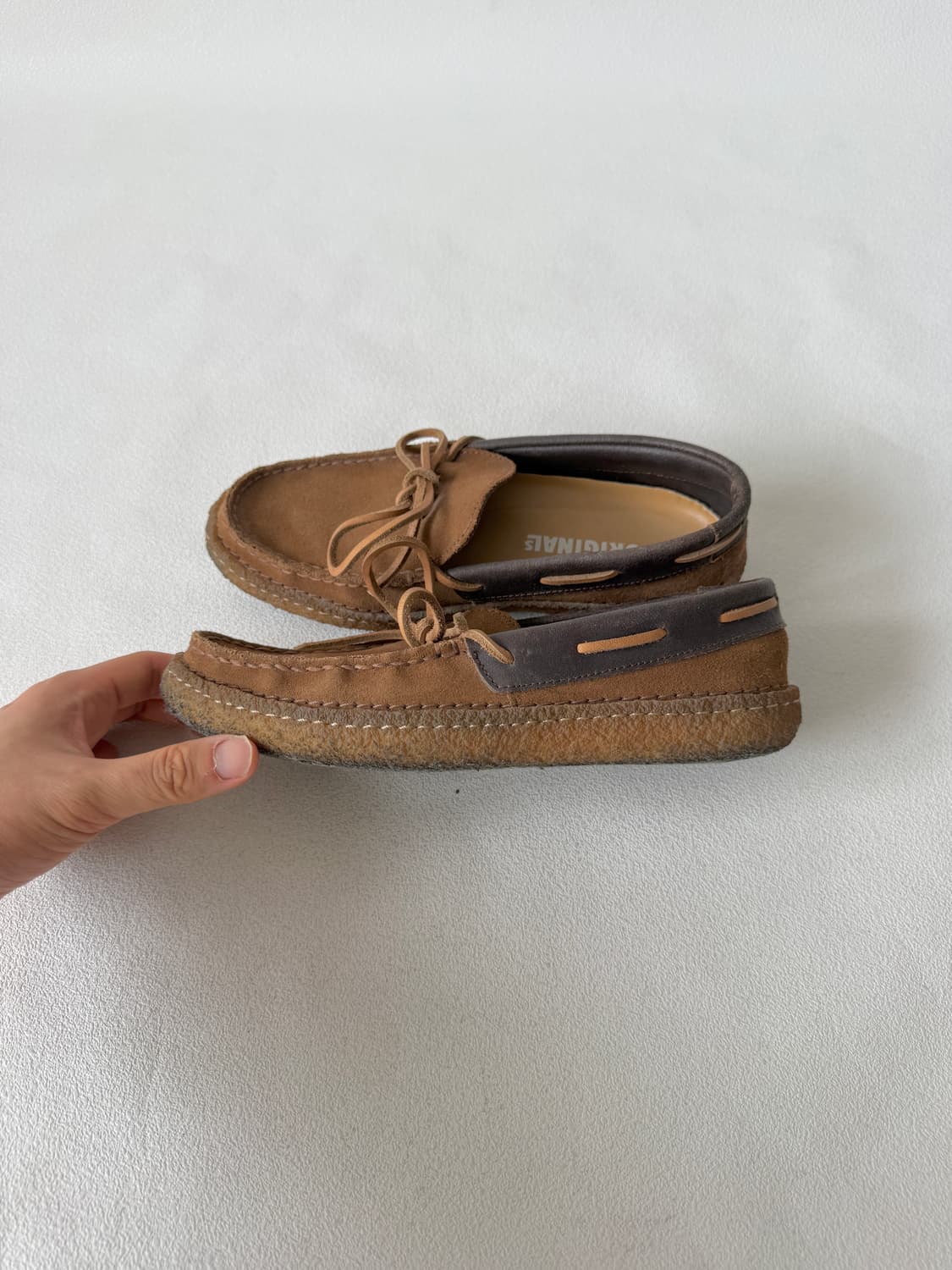 [UK6, 250]클락스(Clarks) 스웨이드 모카신 상품이미지1