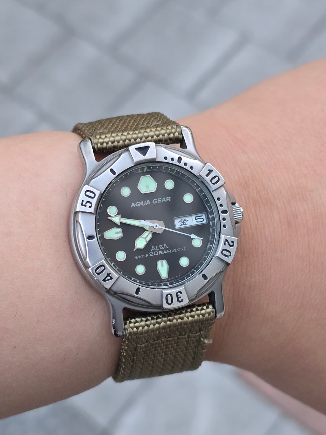 세이코 알바 아쿠아기어(Aqua Gear) V348-6A50 상품이미지1