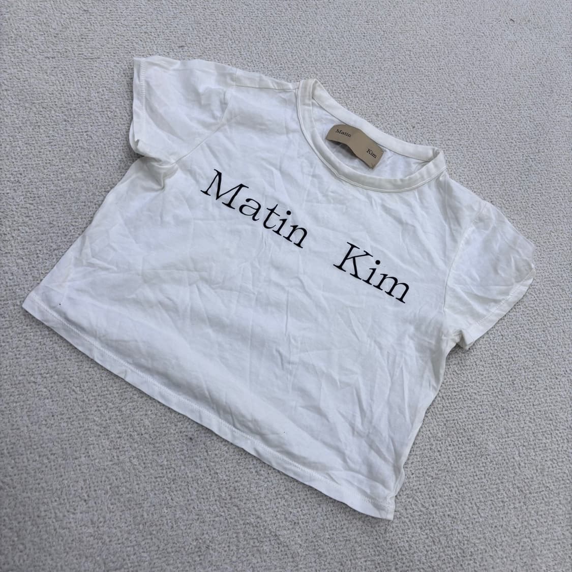 F 마뗑킴 빅로고 반팔 티셔츠 0428E 상품이미지1